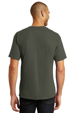 Hanes Authentic 100% Cotton T-Shirt (Fatigue Green)