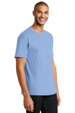 Hanes Authentic 100% Cotton T-Shirt (Light Blue)