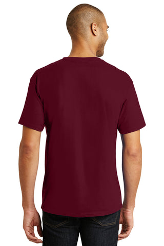 Hanes Authentic 100% Cotton T-Shirt (Maroon)