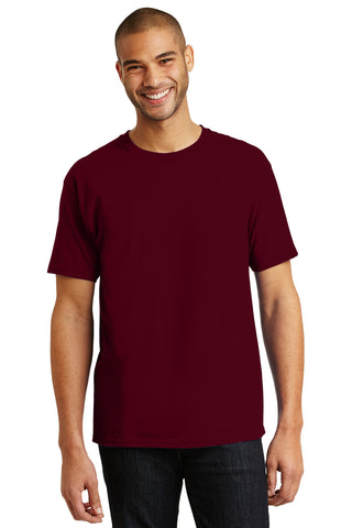 Hanes Authentic 100% Cotton T-Shirt (Maroon)