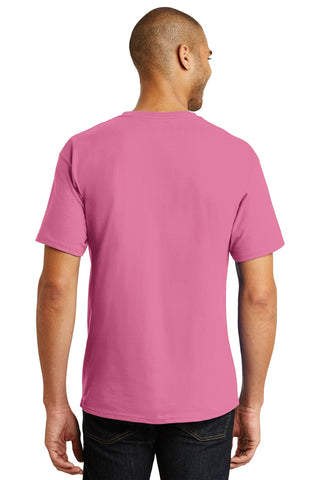 Hanes Authentic 100% Cotton T-Shirt (Pink)