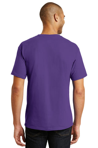 Hanes Authentic 100% Cotton T-Shirt (Purple)