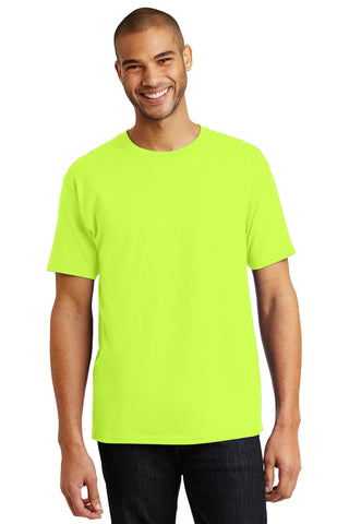 Hanes Authentic 100% Cotton T-Shirt (Safety Green)