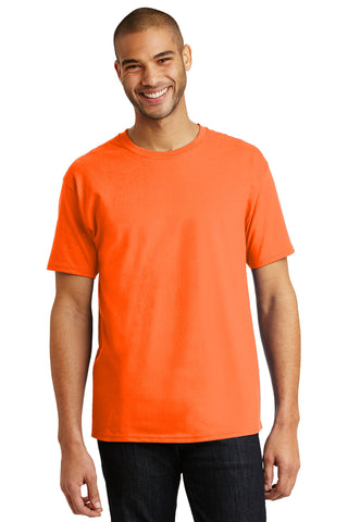 Hanes Authentic 100% Cotton T-Shirt (Safety Orange)