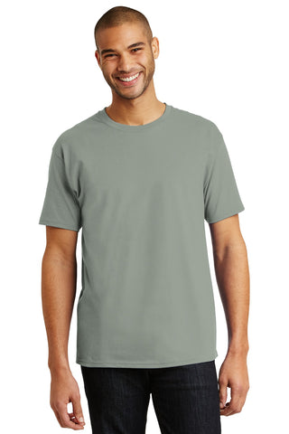 Hanes Authentic 100% Cotton T-Shirt (Stonewashed Green)