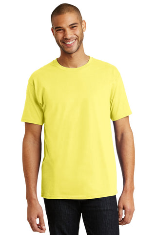 Hanes Authentic 100% Cotton T-Shirt (Yellow)