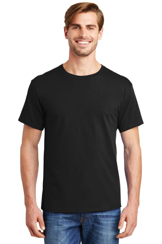 Hanes Essential-T 100% Cotton T-Shirt (Black)