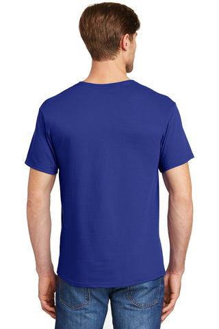 Hanes Essential-T 100% Cotton T-Shirt (Deep Royal)