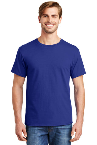 Hanes Essential-T 100% Cotton T-Shirt (Deep Royal)