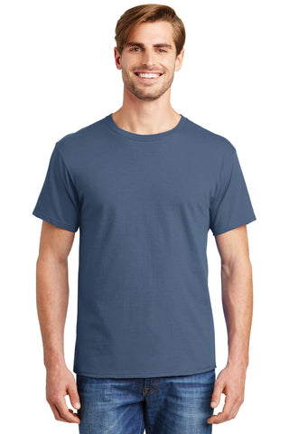 Hanes Essential-T 100% Cotton T-Shirt (Denim Blue)