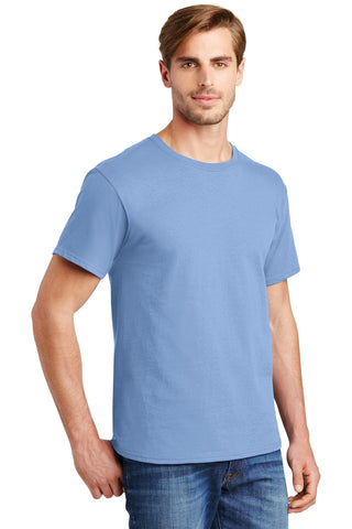 Hanes Essential-T 100% Cotton T-Shirt (Light Blue)