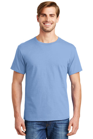 Hanes Essential-T 100% Cotton T-Shirt (Light Blue)