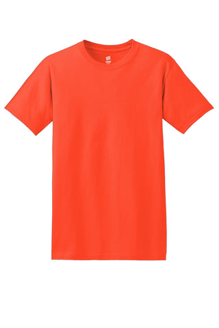 Hanes Essential-T 100% Cotton T-Shirt (Orange)