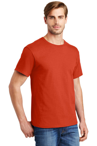 Hanes Essential-T 100% Cotton T-Shirt (Orange)