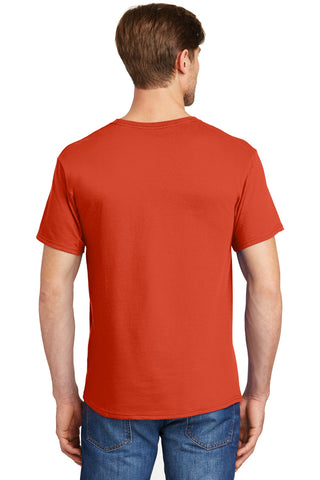 Hanes Essential-T 100% Cotton T-Shirt (Orange)