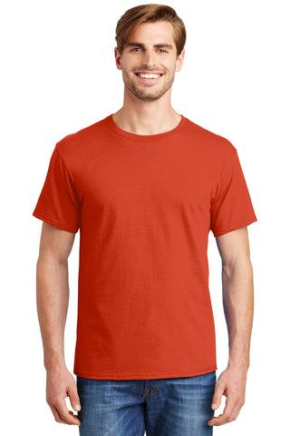 Hanes Essential-T 100% Cotton T-Shirt (Orange)