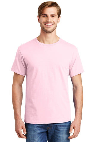 Hanes Essential-T 100% Cotton T-Shirt (Pale Pink)