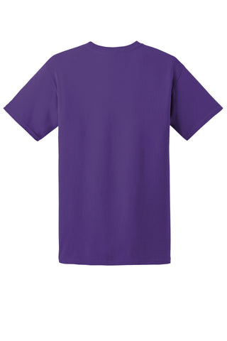 Hanes Essential-T 100% Cotton T-Shirt (Purple)