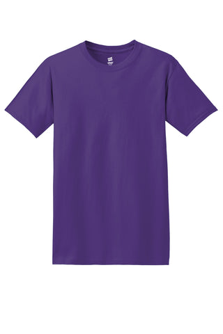 Hanes Essential-T 100% Cotton T-Shirt (Purple)