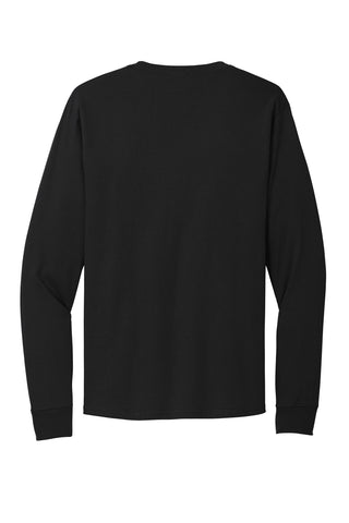 Hanes Essential-T 100% Cotton Long Sleeve T-Shirt (Black)