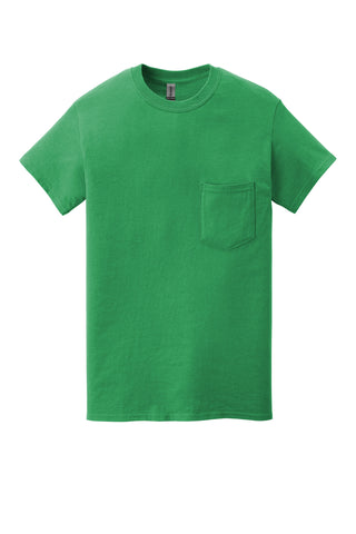 Gildan Heavy Cotton 100% Cotton Pocket T-Shirt (Irish Green)