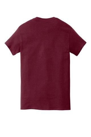 Gildan Heavy Cotton 100% Cotton Pocket T-Shirt (Maroon)