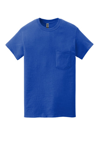 Gildan Heavy Cotton 100% Cotton Pocket T-Shirt (Royal)