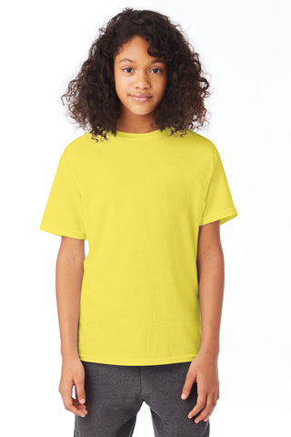 Hanes Youth EcoSmart 50/50 Cotton/Poly T-Shirt (Ash)