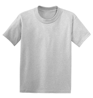 Hanes Youth EcoSmart 50/50 Cotton/Poly T-Shirt (Ash)