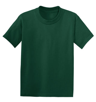 Hanes Youth EcoSmart 50/50 Cotton/Poly T-Shirt (Deep Forest)