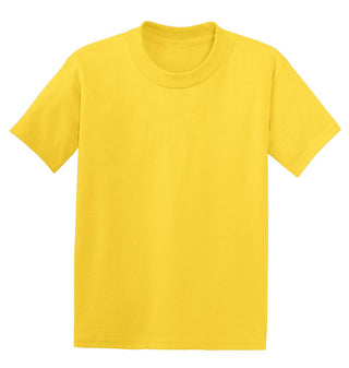 Hanes Youth EcoSmart 50/50 Cotton/Poly T-Shirt (Yellow)