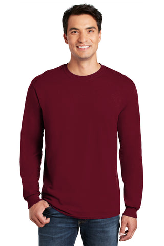 Gildan Heavy Cotton 100% Cotton Long Sleeve T-Shirt (Cardinal Red)
