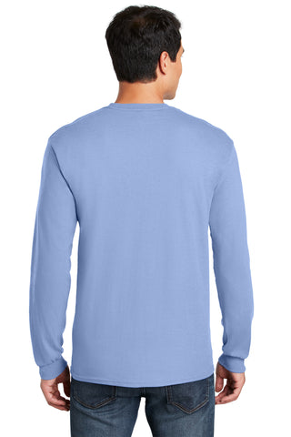 Gildan Heavy Cotton 100% Cotton Long Sleeve T-Shirt (Carolina Blue)