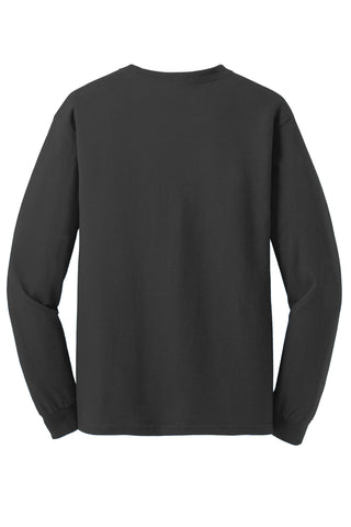 Gildan Heavy Cotton 100% Cotton Long Sleeve T-Shirt (Charcoal)