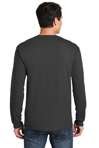 Gildan Heavy Cotton 100% Cotton Long Sleeve T-Shirt (Charcoal)