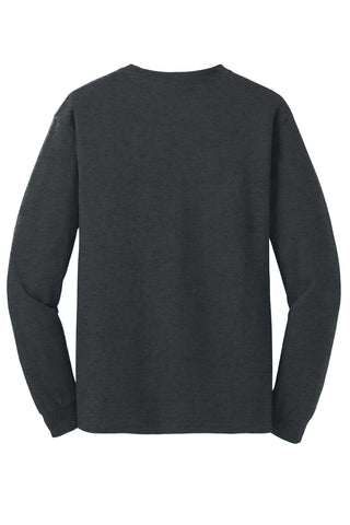 Gildan Heavy Cotton 100% Cotton Long Sleeve T-Shirt (Dark Heather)