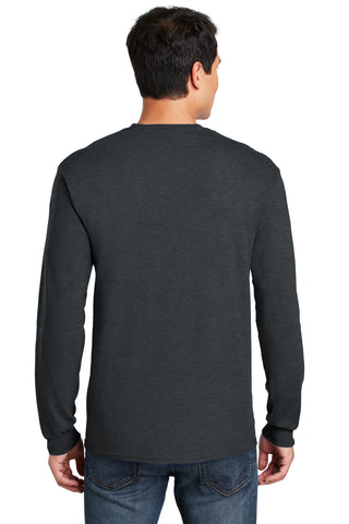 Gildan Heavy Cotton 100% Cotton Long Sleeve T-Shirt (Dark Heather)