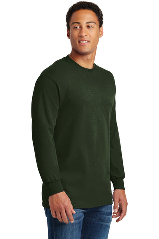Gildan Heavy Cotton 100% Cotton Long Sleeve T-Shirt (Forest)