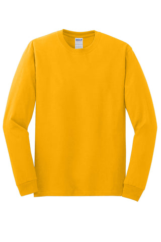 Gildan Heavy Cotton 100% Cotton Long Sleeve T-Shirt (Gold)