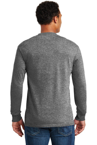 Gildan Heavy Cotton 100% Cotton Long Sleeve T-Shirt (Graphite Heather)