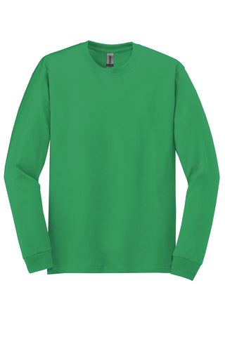 Gildan Heavy Cotton 100% Cotton Long Sleeve T-Shirt (Irish Green)
