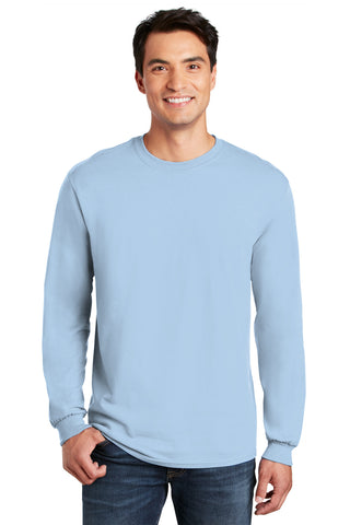Gildan Heavy Cotton 100% Cotton Long Sleeve T-Shirt (Light Blue)