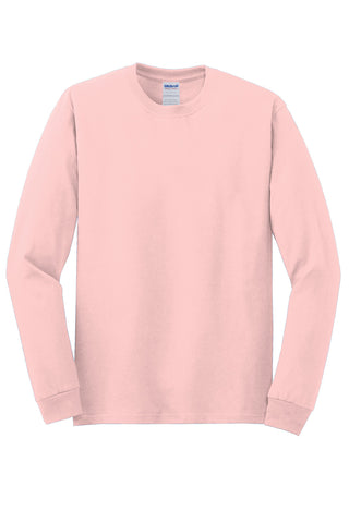 Gildan Heavy Cotton 100% Cotton Long Sleeve T-Shirt (Light Pink)