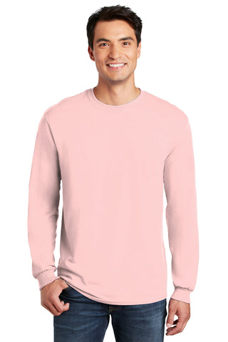 Gildan Heavy Cotton 100% Cotton Long Sleeve T-Shirt (Light Pink)