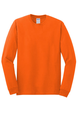 Gildan Heavy Cotton 100% Cotton Long Sleeve T-Shirt (Orange)