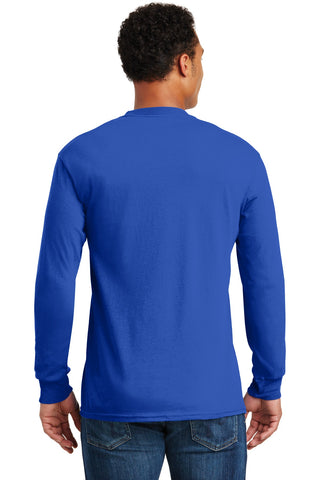 Gildan Heavy Cotton 100% Cotton Long Sleeve T-Shirt (Royal)