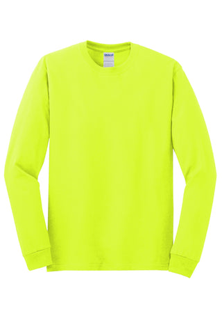 Gildan Heavy Cotton 100% Cotton Long Sleeve T-Shirt (Safety Green)