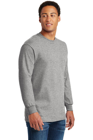 Gildan Heavy Cotton 100% Cotton Long Sleeve T-Shirt (Sport Grey*)