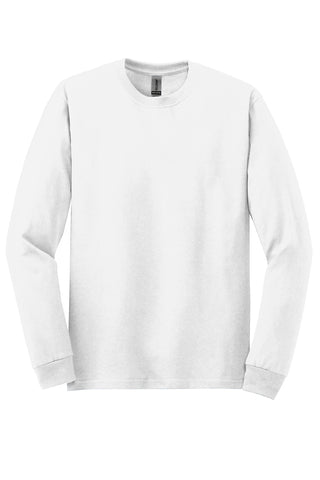 Gildan Heavy Cotton 100% Cotton Long Sleeve T-Shirt (White)