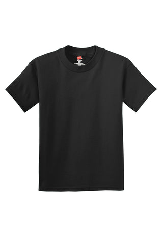 Hanes Youth Authentic 100% Cotton T-Shirt (Black)